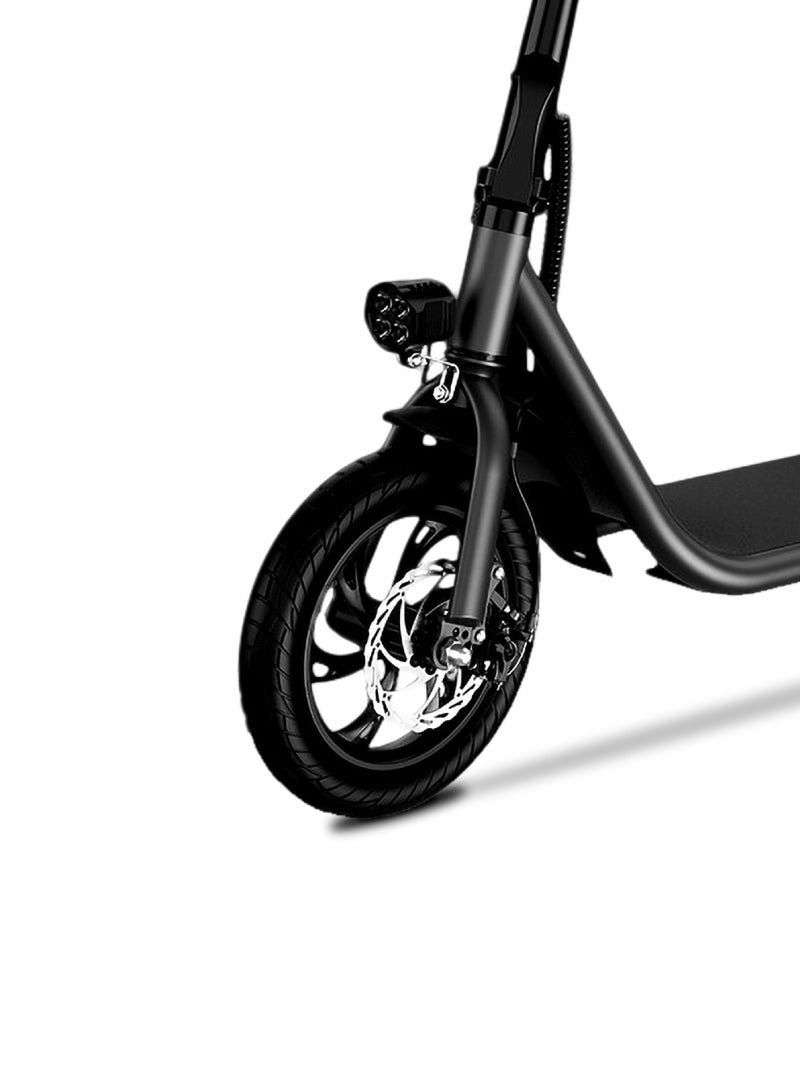 ويندهورس سكوتر ويندهورس C2 الكهربائي القابل للطي مع مقعد وسلة خلفية، محرك 450 واط، بطارية 36 فولت 8 أمبير، سرعة 25–35 كم/س، إطار كربوني متين، إطارات 12.5 بوصة، فرامل قرصية، سكوتر مريح للبالغين - Image 4